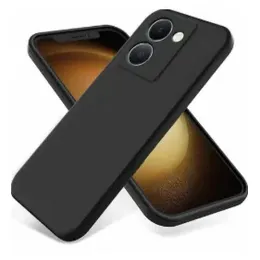 2 MM Silicone Anti Fungal Camera protection Slimfit Case Back cover for VIVO Y27S/Y36