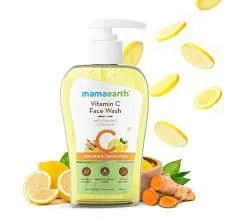Mamaearth Vitamin C Face Wash with Vitamin C and Turmeric for Skin Illumination - 250ml    face wash