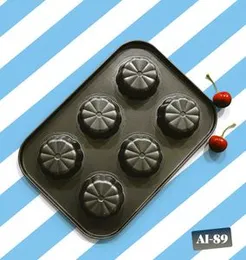 6 Cup Baking Cupcake Tray Carbon Steel Cupcake Baking Tray - 1Pcs