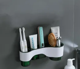 Family Pack Colorful Cup Wall-Mount Toothbrush Holder & Organizer – Automatic Bathroom Storage
