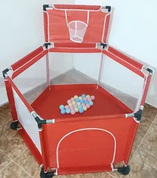 Baby Playpen with Basket Ball Hood - 30 Play Balls Available