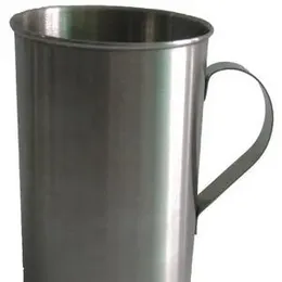 Silver Tea Making Cup with handle stainless steel Mugs 8 / 9/10 /11 /12/ 13 cm
