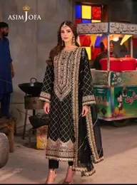 Asim Jofa Black Luxury Formal Suit