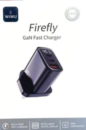 WIWU WI-G011 Firefly Series 45W PD GaN Fast Charger – Compact & Powerful USB-C Charger