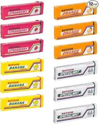 batook banana, strawberry, cardamom, orange, specialmint 20 pcs pack
