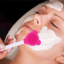 Silicone Facial Cleansing Brush and Mask Application Spatula