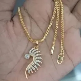 2.2mm fox chain with pendant.