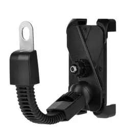 Universal Adjustable Motorcycle Bike Phone Holder Shockproof Handlebar Mount for up to 8.5'' Mobile Phones