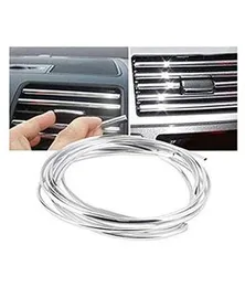 AutoBizarre 3 Meter AC Vent/Car Edges Chrome Styling Edge Guard