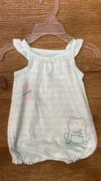 Baby Girl Onesie Dress – Blue Color