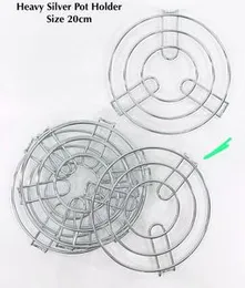 Stainless Steel Hot Pad 1Pcs Mat Tableware Heat Resistant Pad Hot Pot Holder Dinning Table Kitchen Tools