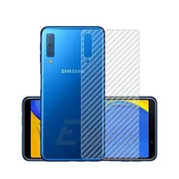 Carbon Fibre back stickers For Samsung A7 2018