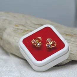 Gold Plated Colour Stud Earring For Women