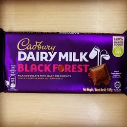 Cadburry Dairy Milk Black Forest 160g