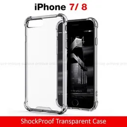 iPhone 7/ 8 Transparent Shockproof ThickBallon Case - Clear TPU Bumper Case For iPhone 7, 8 Back Cover Premium Quality Anti Shock Airbag Phone Case