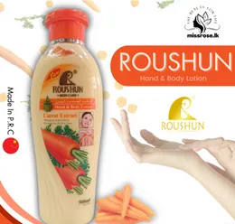 Roushun Skin Care carrot Extract Hand & Body lotion 500ml