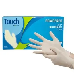 10Disposable Lalan Powdered Surgical Hand Gloves Medium 100 Pieces