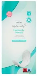 ASDA Matanity Pads Towels 12pack for MOMS.