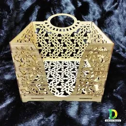 Wooden Paper Napkin Holder 02MM Thickness Hard Greenish Veenor board for Dining Table Tissue Holder, Wooden Flower Paper Napkin Holder