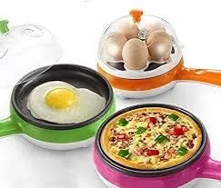 2 in 1 Multifuctional Steaming Device Frying Egg Boiling Roasting Heating