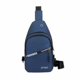 New Male Nylon Waist Pack Sling Bags Crossbody Outdoor Sport Shoulder Chest Daily Picnic Messenger Pack Small Bolsa