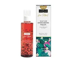 Kapiva Onion Brahmi Hair Oil For Scalp Care and Hair Fall Control 200ml (FROM INDIA)SAB