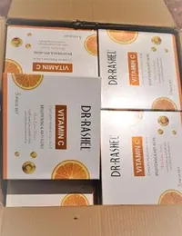 Vitamin C Skin Care Series , Contains Hyaluronic Acid, Anti Aging and Collagen Essence ( Pack Of 5 Piece Set ) + 1 Pcs of Vitamin C Silk Mask