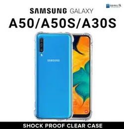 Luxury Shockproof Transparent Shockproof Bumper Case For Samsung Galaxy A50 A50s A30s Crystal Transparent Premium Quality Shockproof Protective Phone