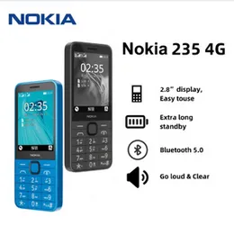 Nokia 235 Dual SIM Mobile Phone 2024 Model with 1 Year Warranty 2MP Camera MP3 Player Wireless FM Radio Torchlight Long Lasting Battery Durable Featur