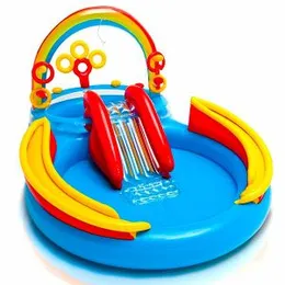 INTEX Inflatable Rainbow Ring Water Play Centre (57453)