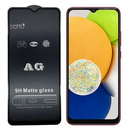samsung Galaxy A03 Stylish Full Cover Matte Texture High Quality 2024 New Design MTB tempered Glass Protector Frosted Glass for Samsung Galaxy A