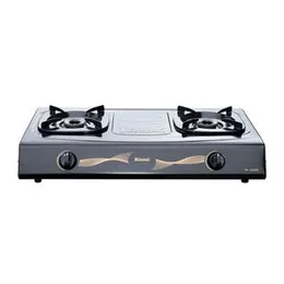 Rinnai Two Burner Gas Cooker – RI-522SC | 1.9kW LPG | Enamel Top Plate