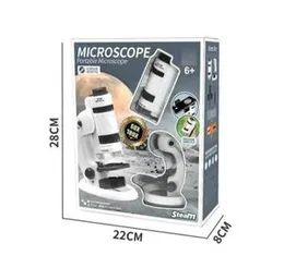 Children's Microscope Educational Scientific Magnifier 60-180x Zoom