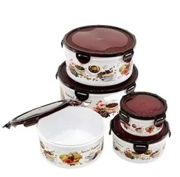 5pc fresh box set plastic kitchen organiser storage cooking goods accessories