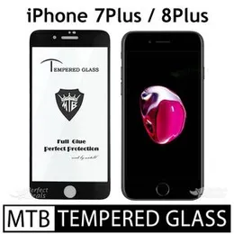 iPhone 7 Plus Branded MTB High Quality Screen Protector Full Glue 9D MTB tempered Glass for iPhone 7 Plus