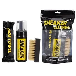Shoe Cleaner Kit for Sneaker, Water-Free Foam Sneaker Cleaner 5.3Oz with Shoe Brush and Shoe Cloth,Work on White Shoe,Suede,Boot,Canvas,PU,Fabric,etc,
