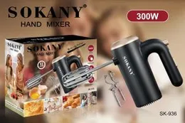 Sokany SK-936 Professional Powerful 300W Hand Mixer for Baking and Cooking Lightweight Easy to Use