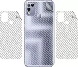 Carbon Fibre Back Sticker for Infinix Hot 9 Play / Hot 10 / Hot 10 Play / Hot 10i / Hot 10s / Hot 11s / Smart 5 – Slim Fit | Anti-Scratch & Stylish Wr