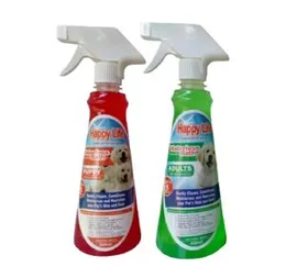 Happy Life Waterless Bath for Dogs Puppy 500ml Herbal Bath Spray Dry Bath Shampoo