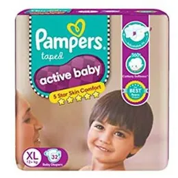 Pampers Diaper Extra Large XL 32 (12 - 17Kg)