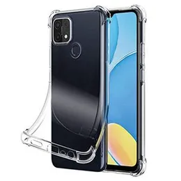 Oppo A35 Transparent Shockproof ThickBallon Case - Clear TPU Bumper Case For Oppo A35 Back Cover Premium Quality Anti Shock Airbag Phone Case