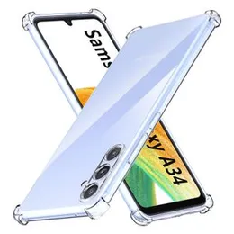 Luxury Bumper Transparent back cover for Samsung A34 5G