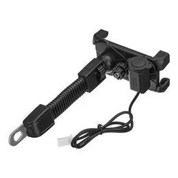 Universal Bike Mobile Holder Mirror with USB Charger Bike Mobile Holder