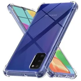Luxury Shockproof Thickballoon Transparent Back Cover for Samsung A02