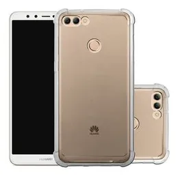 Shock Proof Thick Transperent Soft Back Cover For Huawei Y9 2018