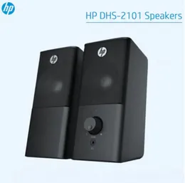 HP DHS-2101 2.0 Portable Multimedia Wired Speaker – USB & 3.5mm AUX Connectivity Black