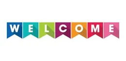WELCOME Cardboard Party Gala Bunting Letter Banner Party Decorations Multi
