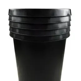 10cm Nursery Pots Flower Pots -3 Black Plastic Plant Pots