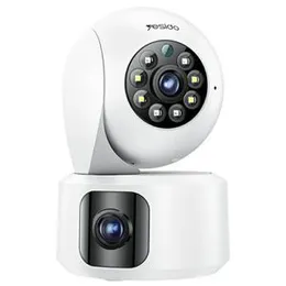 YESIDO KM16 Dual Lens Indoor Wireless WiFi Security Camera with Night Vision
