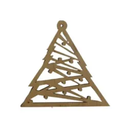 Christmas Wood Tree Hanging Ornament, Eco-Friendly, High Quality Christmas Tree Hanging Accent, Tree Decoration Pendant, Holiday Décor